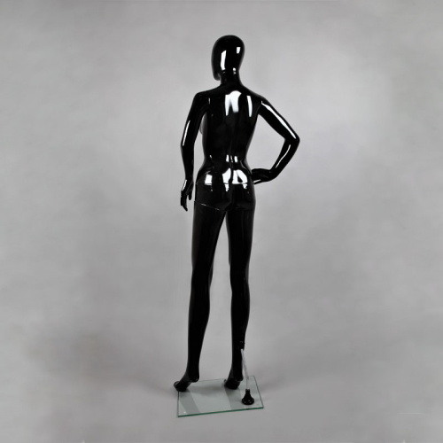 Манекен женский глянцевый для одежды FAM-04/A-4(черн гл) фото 3