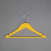 Вешалка-плечики для детской одежды, желтая В-219(желт)