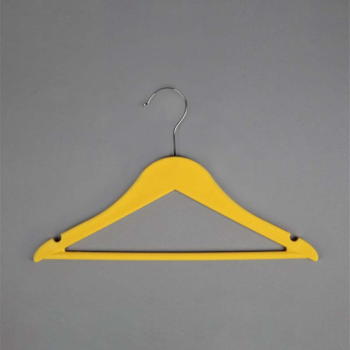 Вешалка-плечики для детской одежды, желтая В-219(желт)