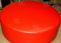 Банкетка (пуфик) круглая для магазина Диаметр: 1200 мм Высота 450 мм Цвет: металлик