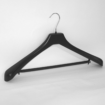 Вешалка-плечики для одежды, черный R-49P