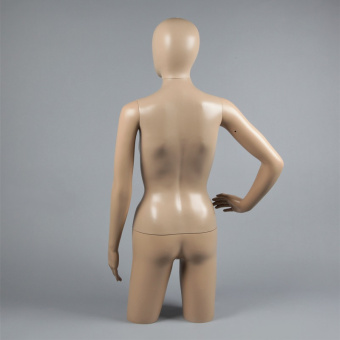Торс женский с бедрами и головой(без лица) Высота: 1060 мм Цвет: телесный фото 2
