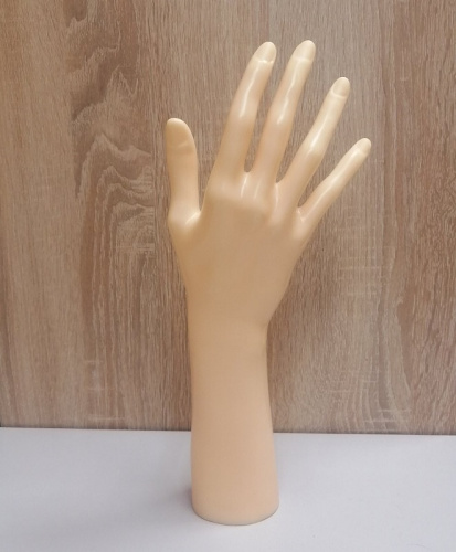 Манекен руки (короткий), высота 300 мм, цвет телесный ARM-D-3
