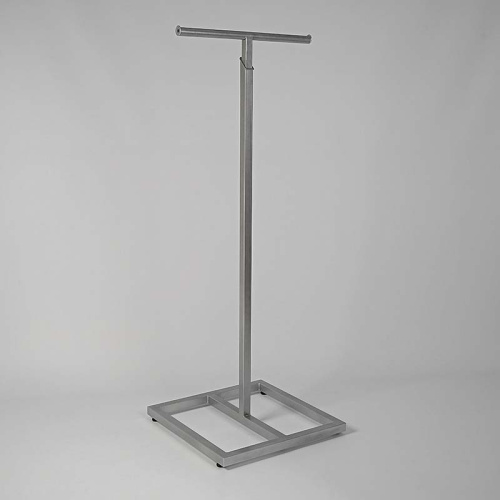 Вешало одноярусное регулируемое, серый металлик СТ-170-Л(сер мет)