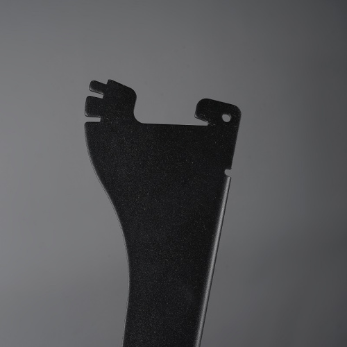 Полкодержатель с регулировкой угла наклона левый Длина: 380 мм Цвет: черный муар фото 3