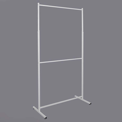 Вешало (стойка) напольное двухъярусное, белое М-ТВ-125(бел/бел) фото 2