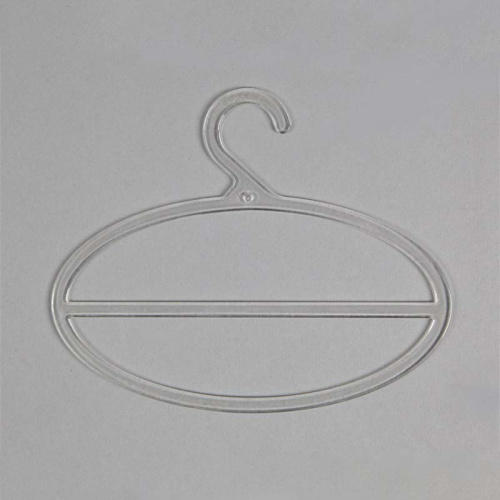 Вешалка для шарфов и шалей, овальная, цвет прозрачный В-203Н Вешалка для шарфов и шалей, овальная, цвет прозрачный В-203Н