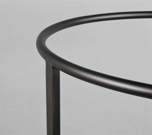 Стойка (вешало) круглая напольная Высота: 1200 мм Диаметр: 800 мм Цвет: черный СТ-406-Л(черн) фото 2