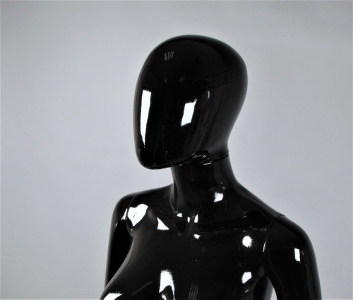 Манекен женский без лица FAM-05/A-1(черн гл) фото 2