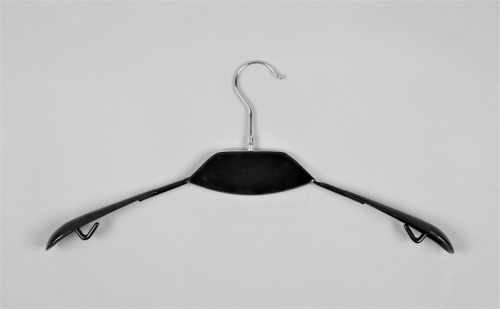 Плечики для одежды комбинированные SHL010(черн)