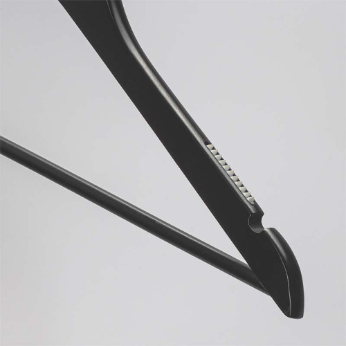 Плечики деревянные для одежды с круглым крючком C30N-T150B(черн/хром) фото 3