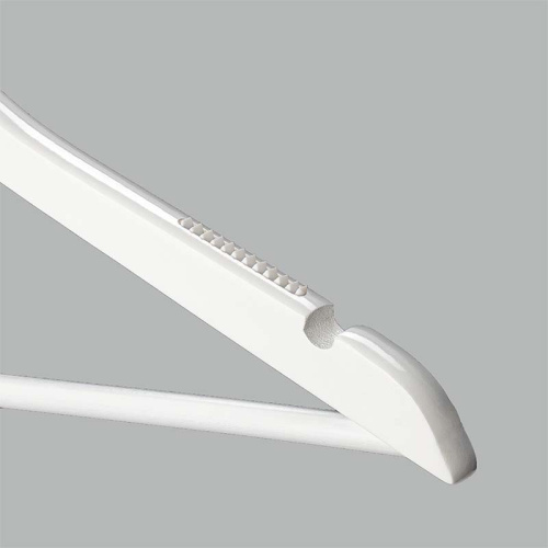 Плечики деревянные для одежды с круглым крючком C30N-T150W(бел/хром) фото 3