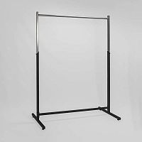 Вешало напольное для магазина одежды, черный/металлик М-ТВ-107(черн/мет)