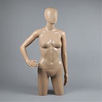 Торс женский с бедрами и головой(без лица) Высота: 1060 мм Цвет: телесный
