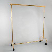 Вешало (стойка) напольное одноярусное, золотой хром ST010R50R(gold)-К