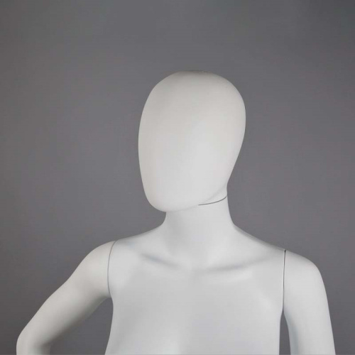 Манекен женский для одежды, белый матовый FAM-11/A-3(бел мат) фото 2