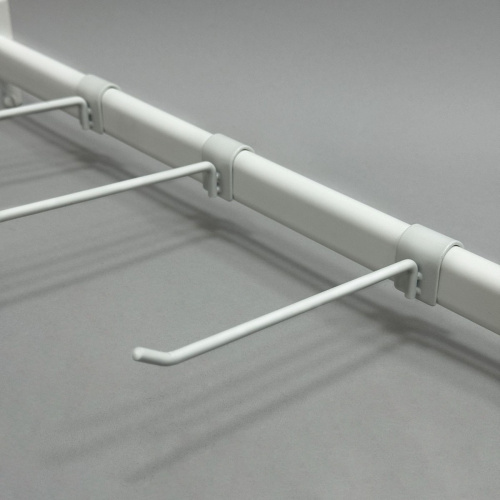 Крючок на овальную трубу, длина 250 мм U5005(бел) фото 2 Крючок на овальную трубу, длина 250 мм U5005(бел) фото 2