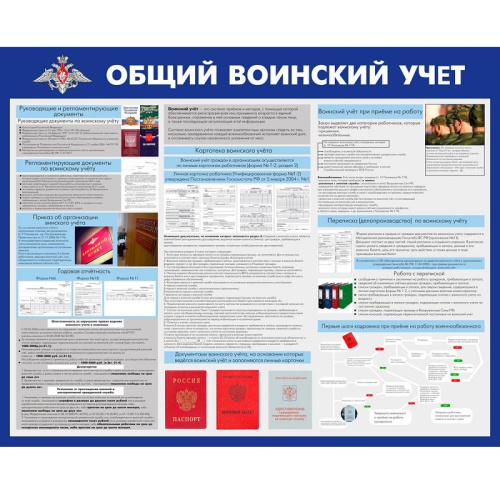 Стенд информационный "Воинский учет" СИ-17