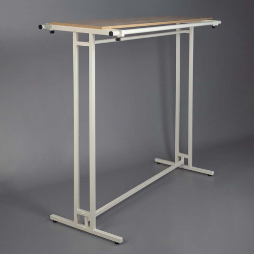 Вешало с полкой для магазина одежды СТ-136Н-Л(б/дуб) Вешало с полкой для магазина одежды СТ-136Н-Л(б/дуб)