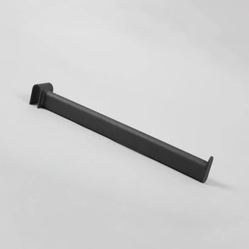 Кронштейн для овальной трубы прямой, черный муар Длина: 300 мм