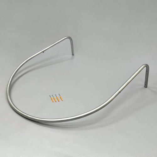 Примерочная разборная на стену, серый металлик П-109Р-Л(сер)