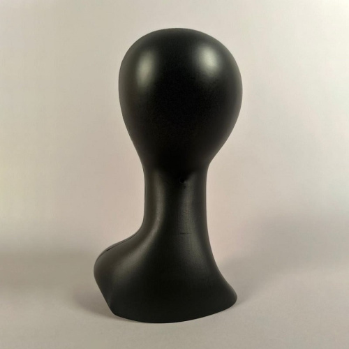 Манекен головы пластиковый женский для магазина Г-204М/G(черн) фото 3
