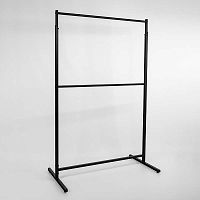 Стойка напольная двухъярусная, регулируемая СТ-125Н-Л(черн)