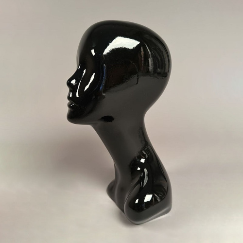 Манекен головы женский для шапок Г-404/G2(черн) фото 2