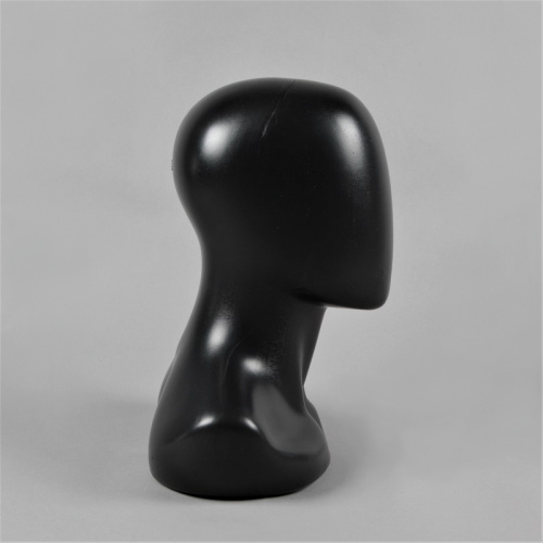 Манекен мужской головы без лица Высота: 350 мм Обхват: 550 мм Цвет: черный фото 3