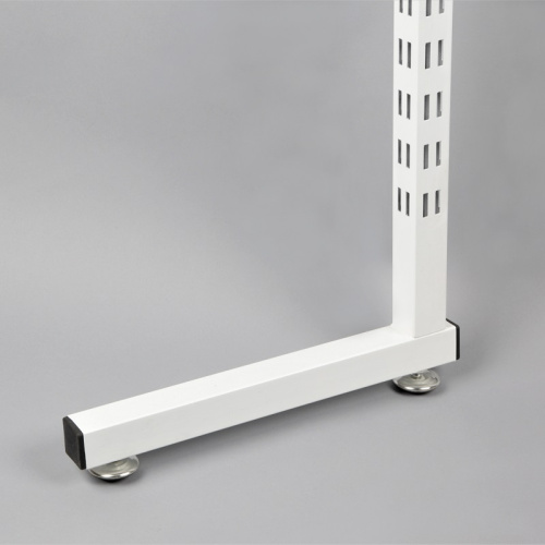 Стойка перфорированная, опора односторонняя приварная TPQ1-1800/TPQ7(бел)