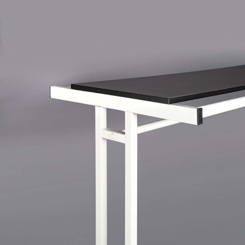 Вешало с полкой для магазина одежды и аксессуаров СТ-136П-Л(б/черн) фото 4