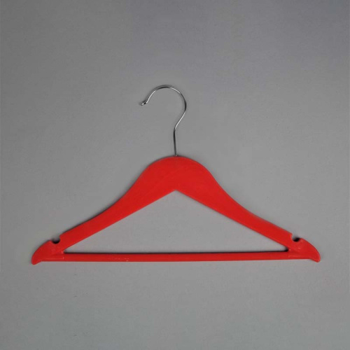 Вешалка-плечики для детской одежды, красная В-219(красн)